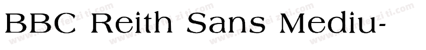 BBC Reith Sans Mediu字体转换